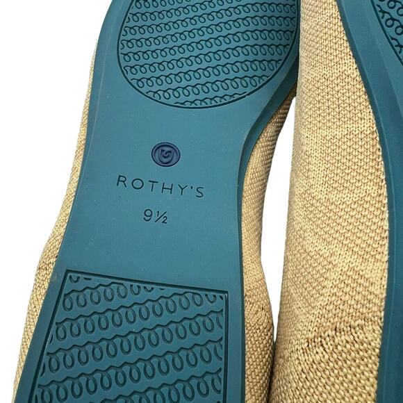Rothy's The Loafer in Sahara Gold Retired Women’s Size 9.5 - Picture 9 of 10